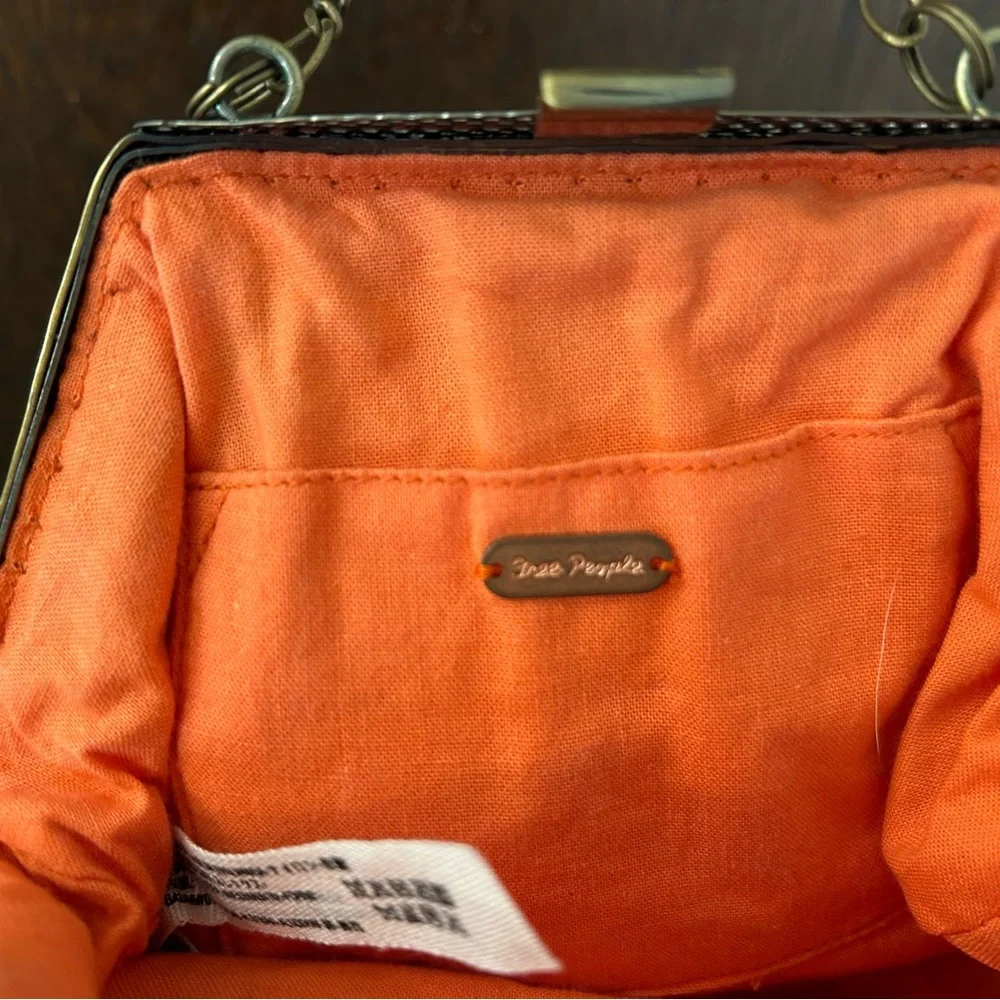 Free People Embroidered Pink Clutch Bag - Picture 2 of 4